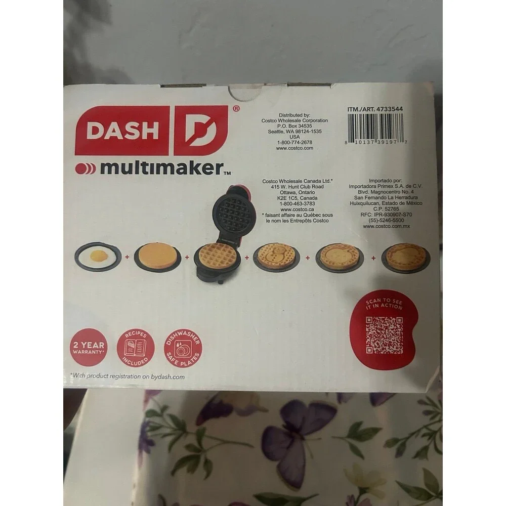 Waffle Maker Dash MultiMaker Mini Waffle System - Picture 5 of 5